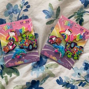 Set of 2 Lisa Frank Croc Jibbit Charms